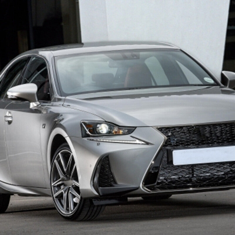 Smooth black mirror-finish protective cover replacement part for Lexus IS200 IS300 IS350 2014-2020
