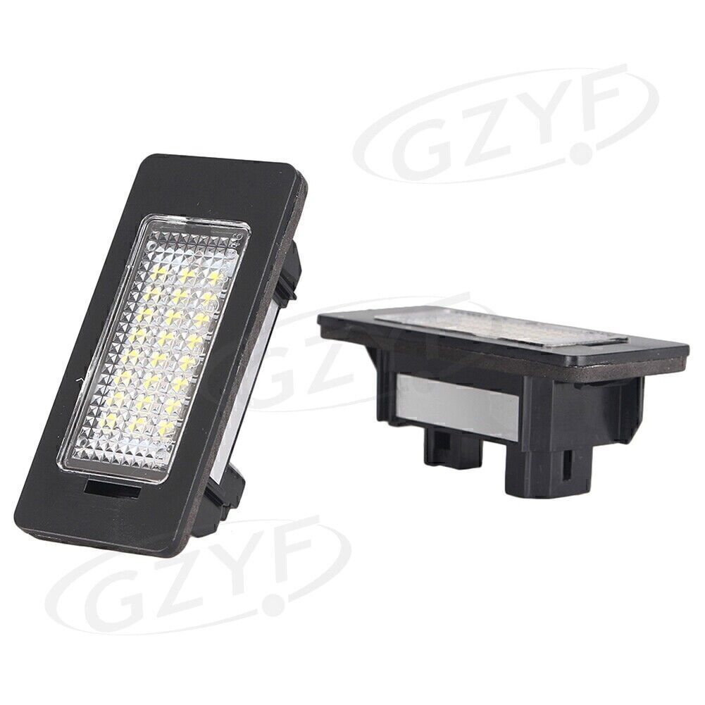 For E39 E60 E70 E82 E90 E92 F30 Error 12V LED License Plate Lights Lamps Q