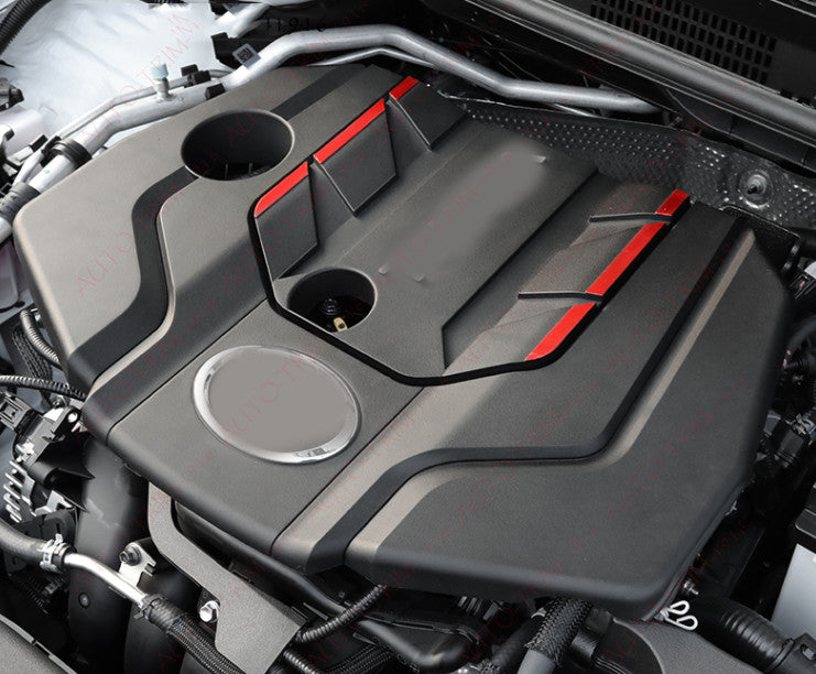 Black Engine Dust-Proof Protect Cover Trim for Toyota for Corolla Cross 2022-2023