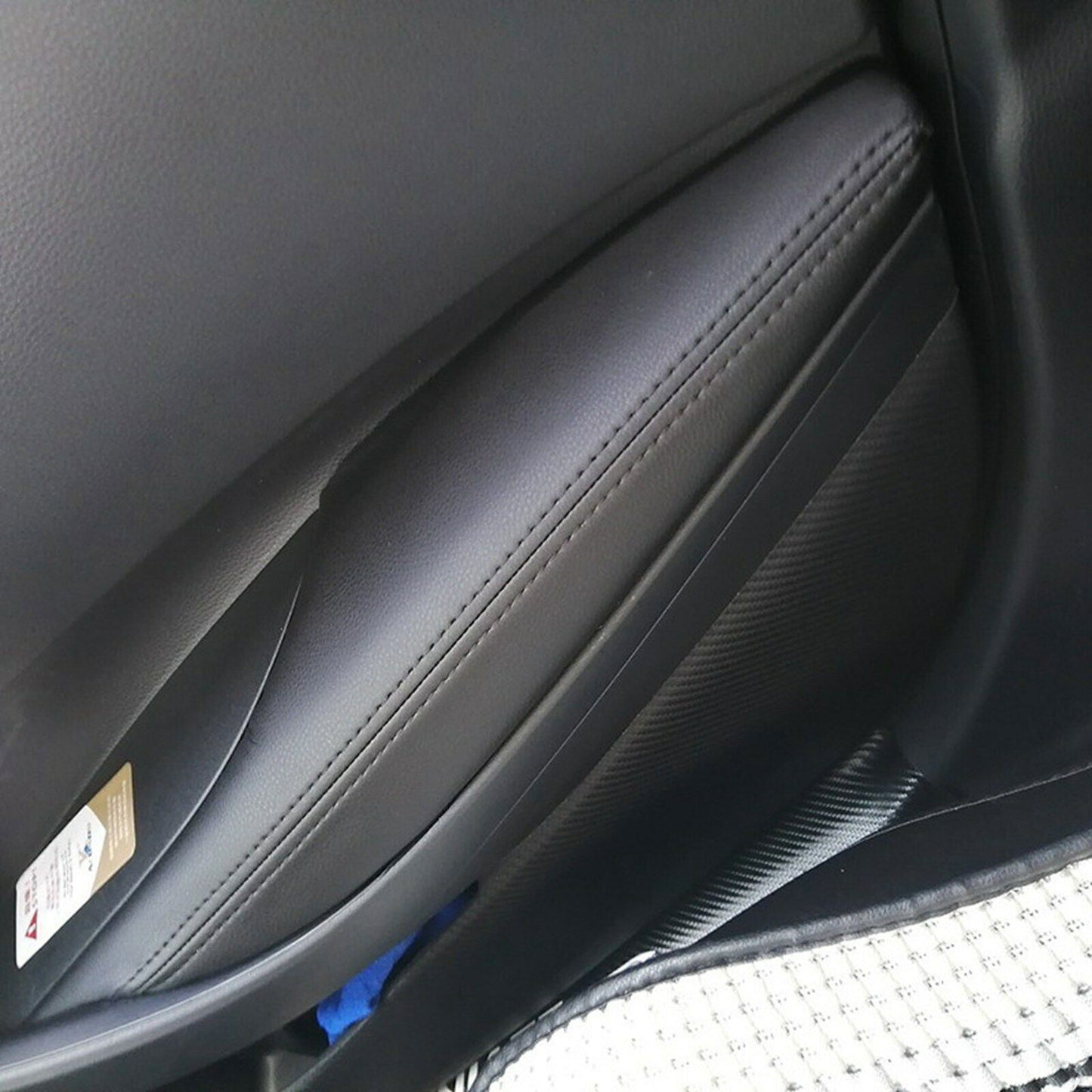 4X PU Leather Interior Door Armrest Handle Cover Trim for Toyota for Corolla 2020-24