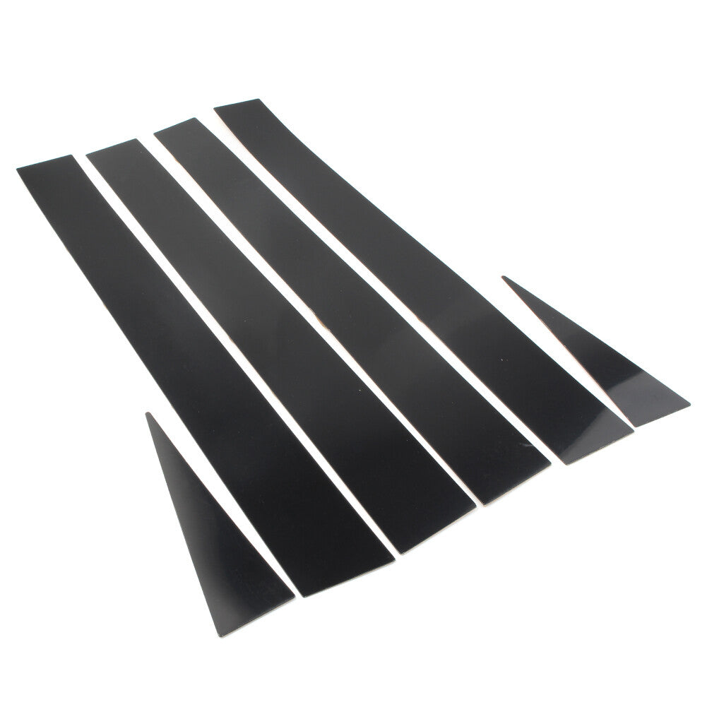 for Toyota for Sienna 2004-2010 2009 6x Set Pillar Posts Door Trim Black Cover Kit