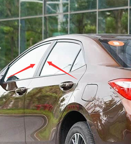 B-Pillar Trim Set 4pcs for 2014¨C2018 for Toyota for Corolla Front Rear Left Right