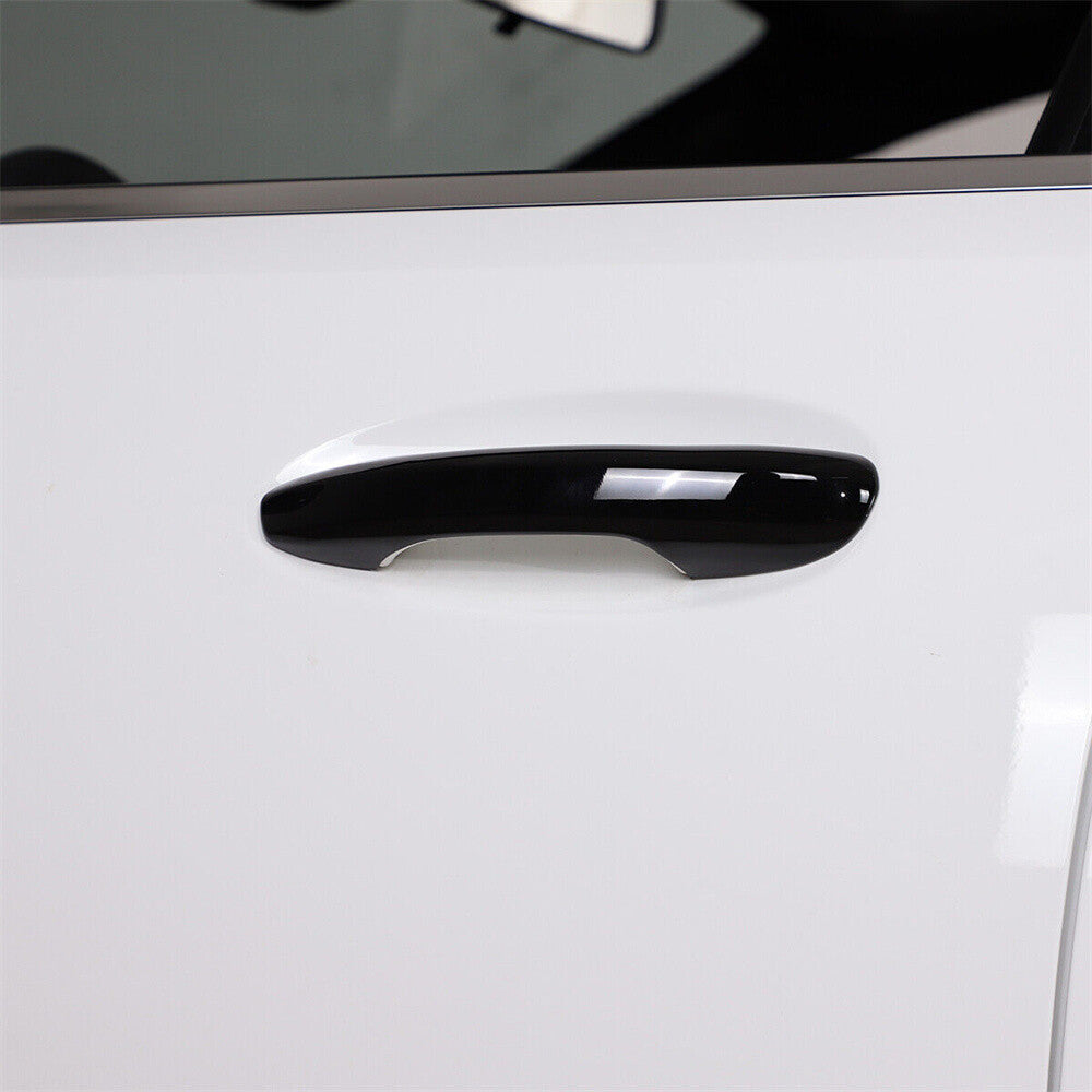 for Mercedes-Benz C Class W206 2022+ Side Door Handle Panel Trim ABS Gloss Black