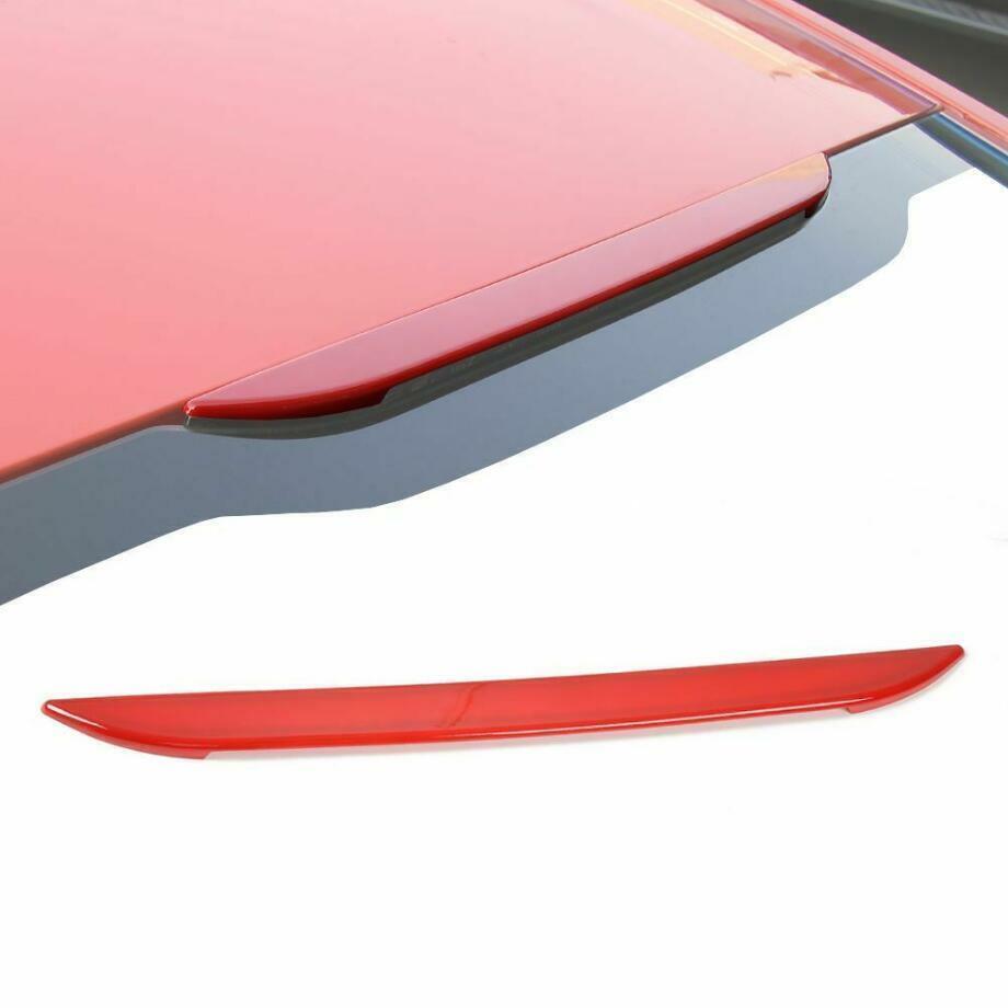 ABS Red Car High Brake Light Decal Frame Cover Trim for Ford for Mustang 2015-2021