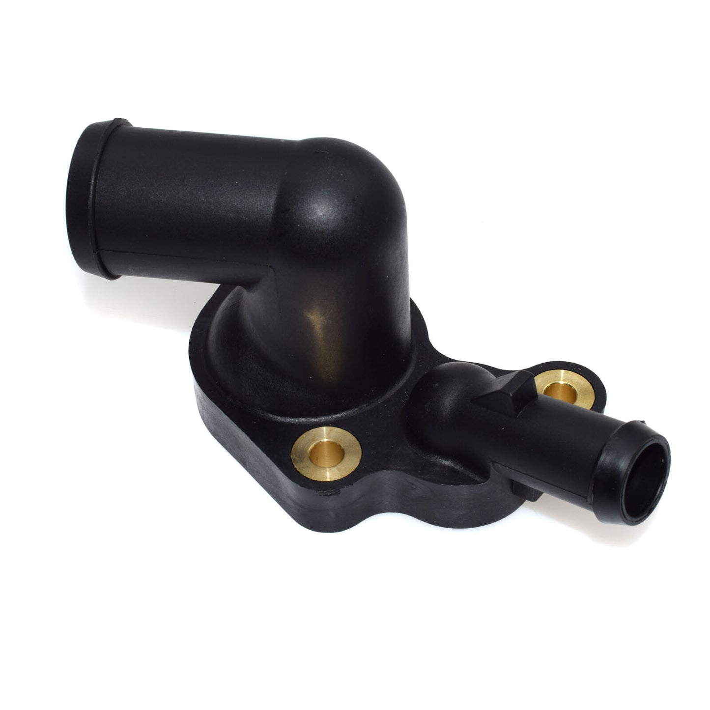 Thermostat housing for Mini Cooper L4 2008, 2007, 2006, 2005, 2004, 2003, and 2002 1.6L models. Q