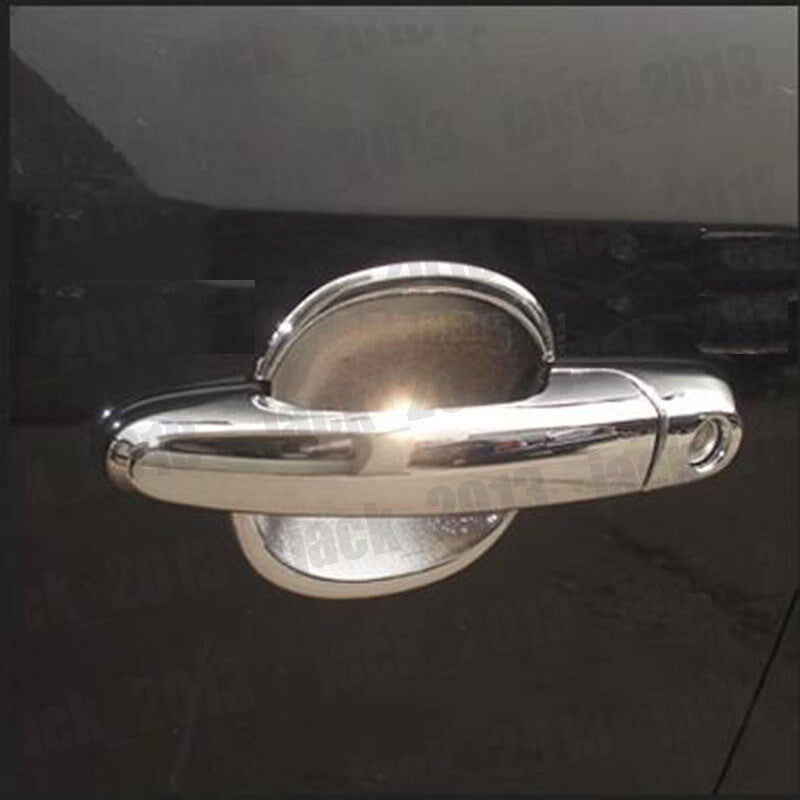 for Hyundai for Tucson 2005-2014 Chrome ABS Side Car Door Handle Cover Trim 8pcs