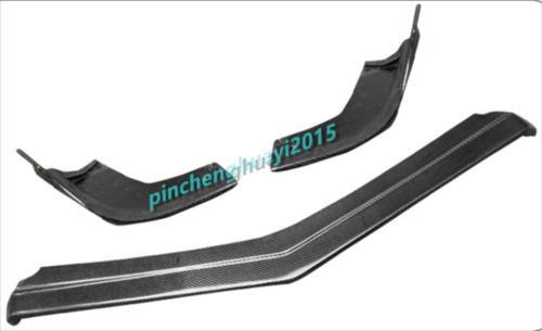 3-piece carbon fiber front bumper lip for Mercedes-Benz CLS63 AMG W218 2012-15