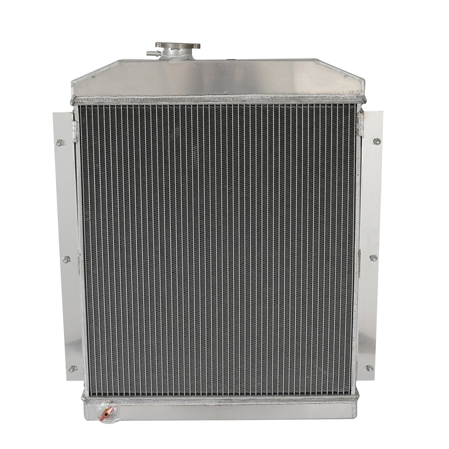4-Row Alu Radiator Cover Fan for 1947-1954 for Chevrolet 3100 3600 3800 3900 Pickup Units