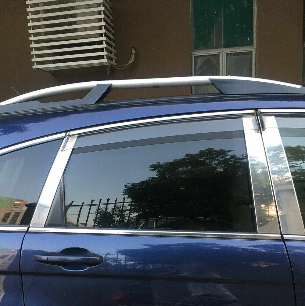 for Honda CR-V CRV 2007-2011 Chrome Window Door Pillar Post Trim Cover Stainless