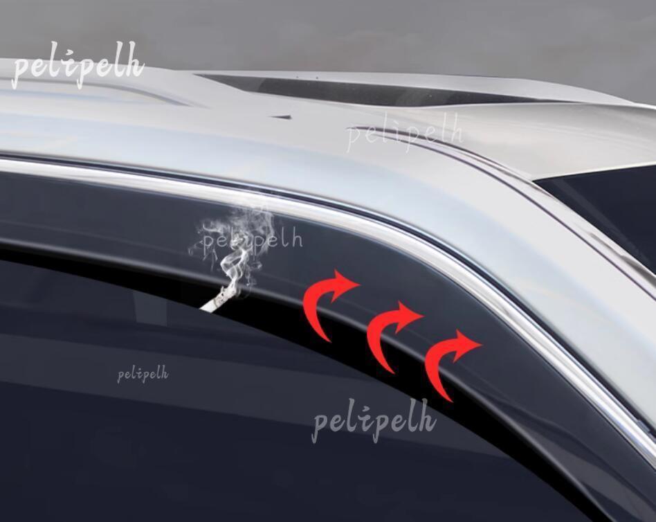 for Lexus LX600 2022-2024 Car Window Wind Visors Sun Rain Guard Vent Deflectors