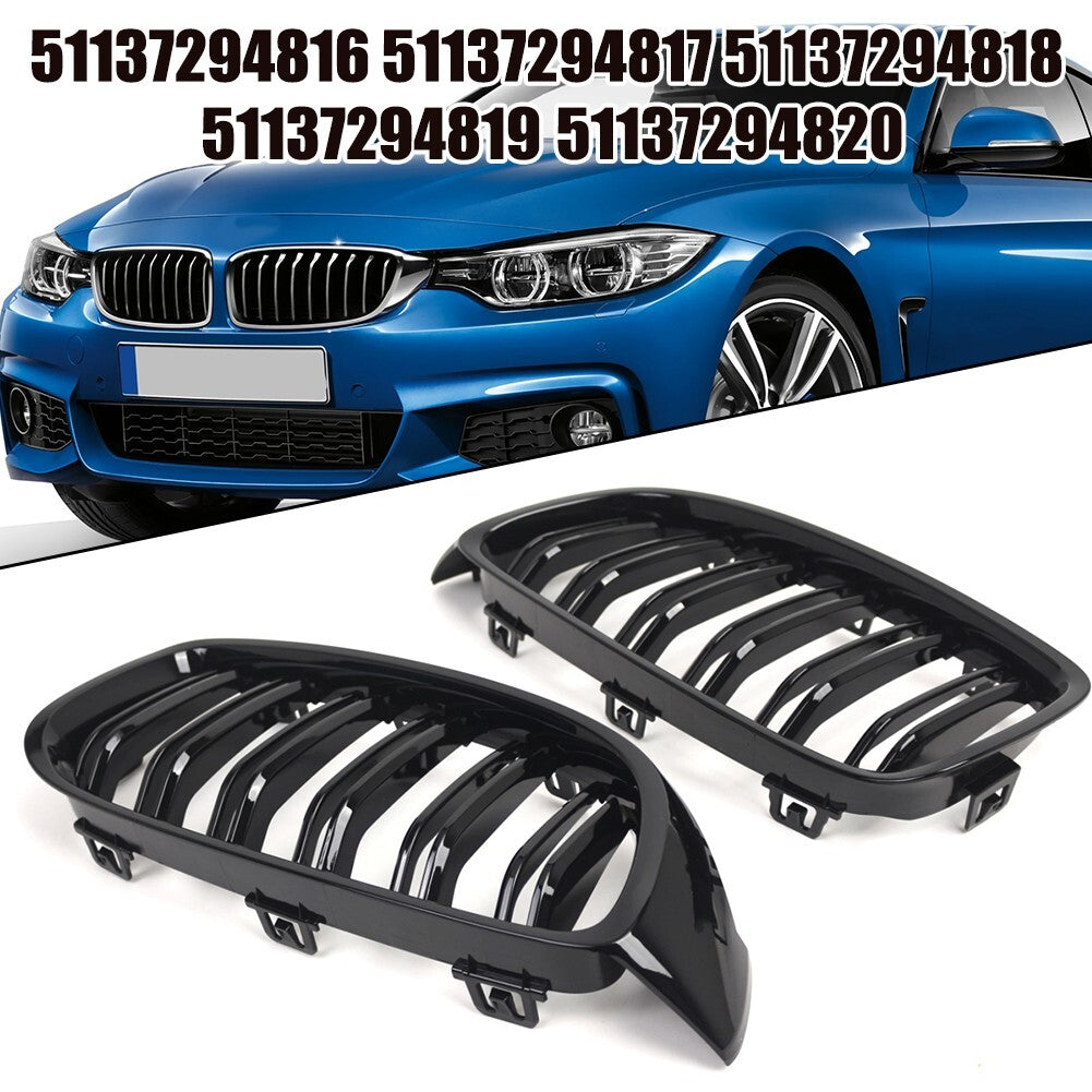 For 4 Front Bumper Air Intake Grille 51137294813 51137294814 v