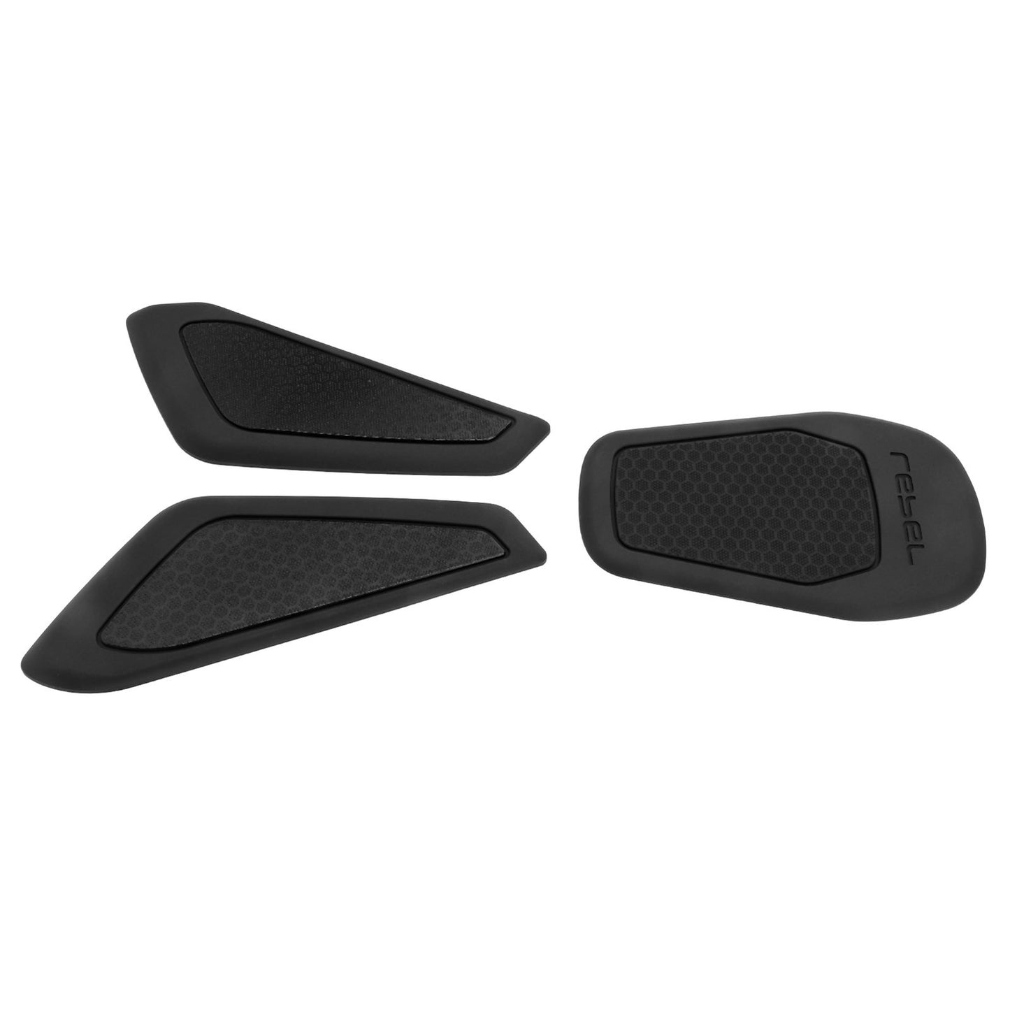 Motorcycle Gas Tank Protectors Motorcycle Fuel Tank Sticker Rubber Knee Cover Q