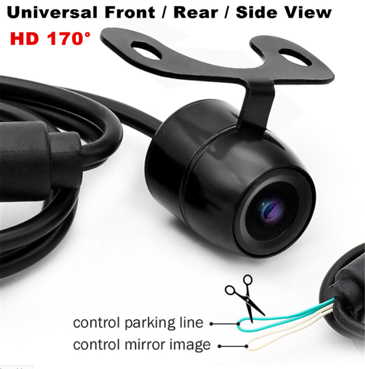 Car Parking Camera Auto Front Rear Side View Backup Reverse Cam Night Vision