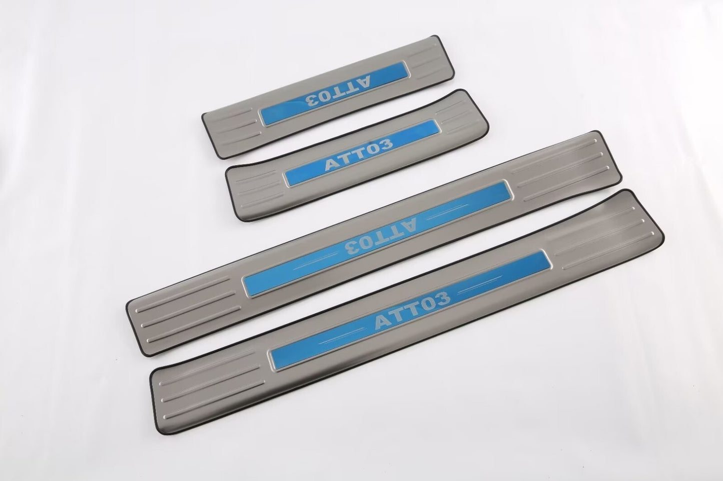 For 2022 for BYD Atto 3 Car Accessories Door Sill Protector Scuff Guard Plate Panel