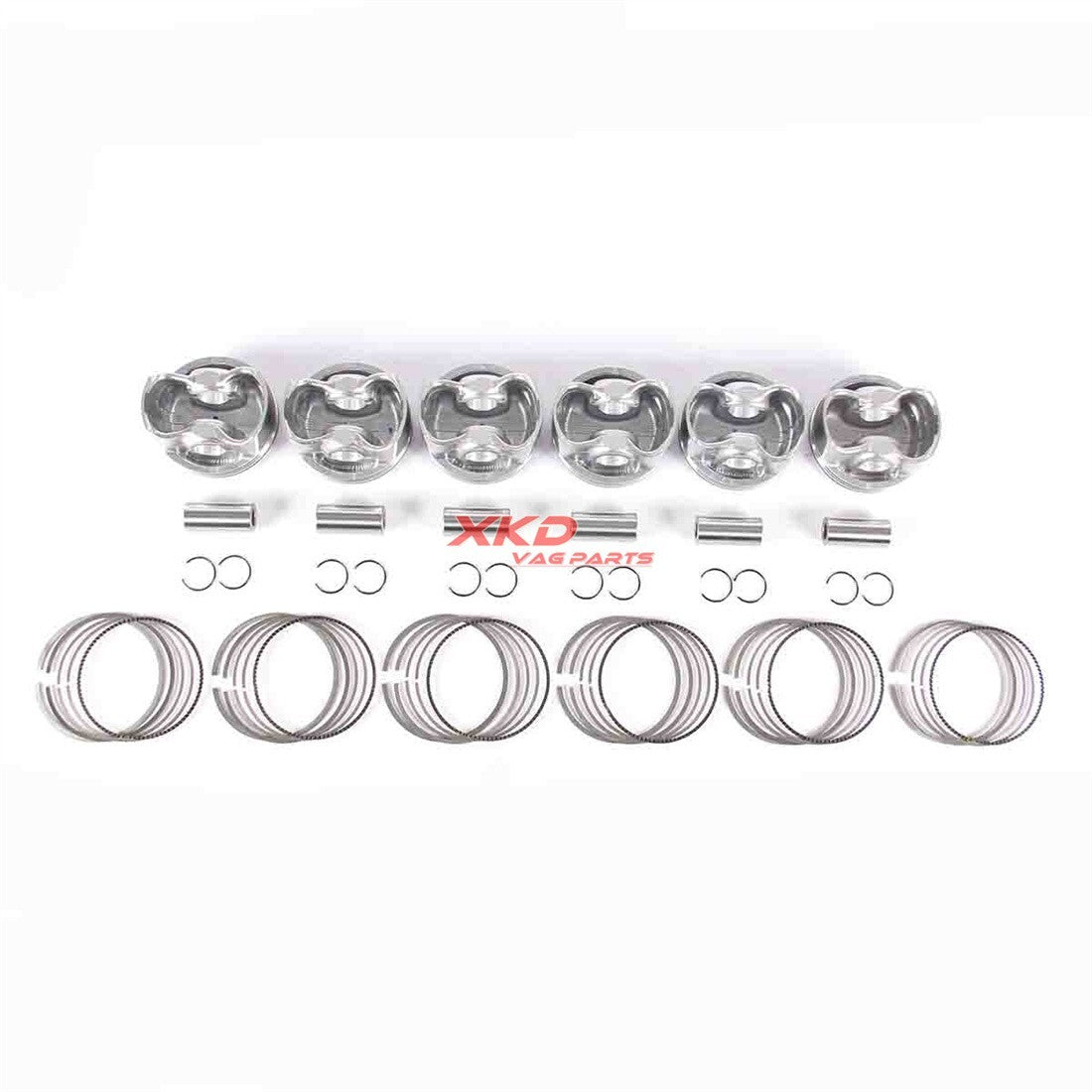 2.5L/3.0L Piston and Ring Kit for Mercedes-Benz C250 GLK300 M272 A2720304017