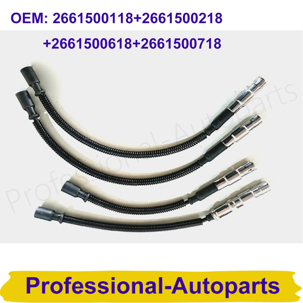 4PCS Ignition Spark Plug Wire for Mercedes Benz W245 W169 A180 B180 A200 B200 Q