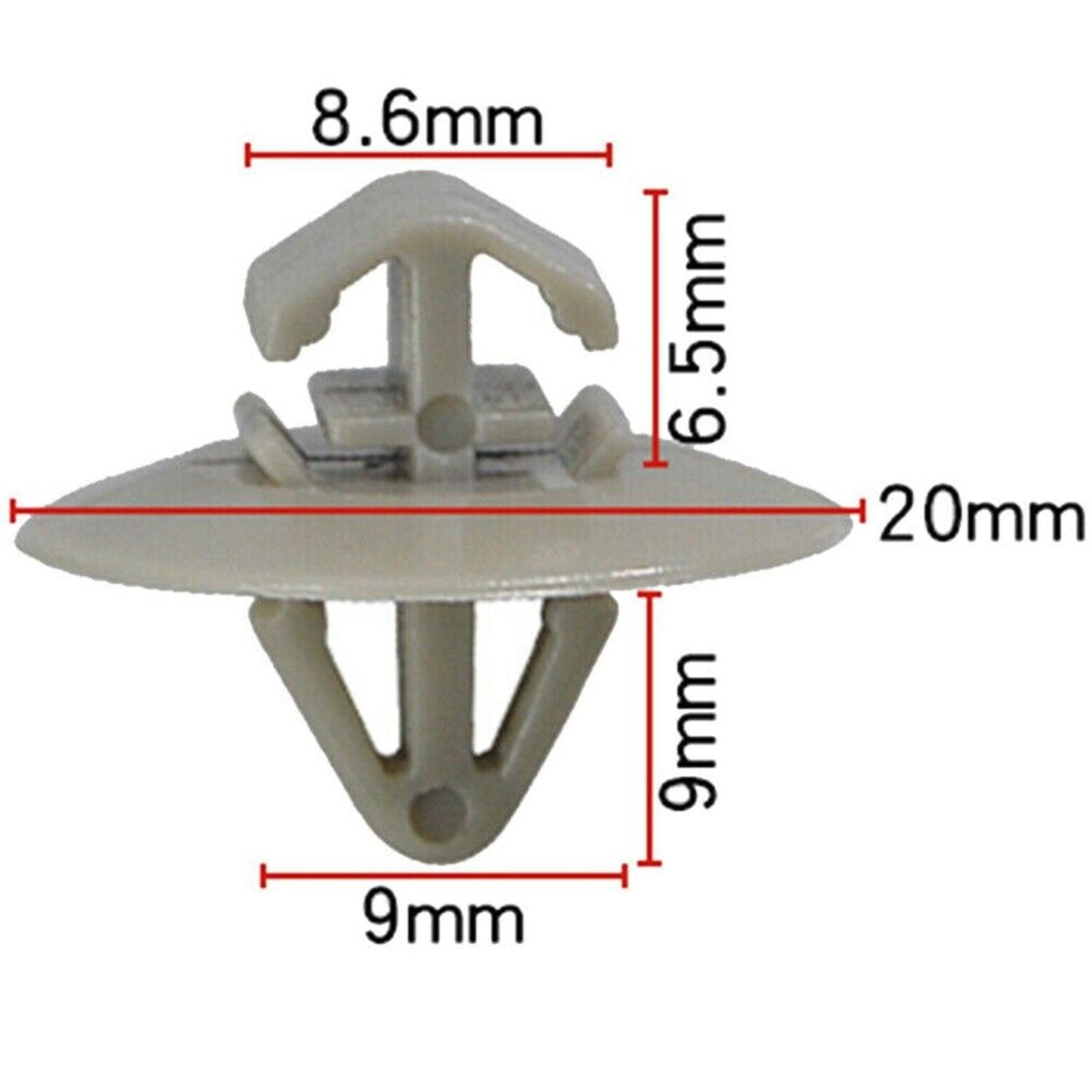 30 Door Trim Clips Side Moulding Fastener Retainer for Opel for Renault for Iveco