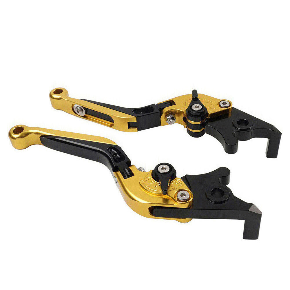 Gold CNC Folding Extendable Brake Clutch Levers for BMW S1000RR S1000R 2015-2019 Q