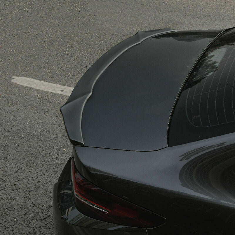 for Mazda 3 Axela sedan 2019-23 Black Rear Trunk Lip Spoiler Visor Molding Wing