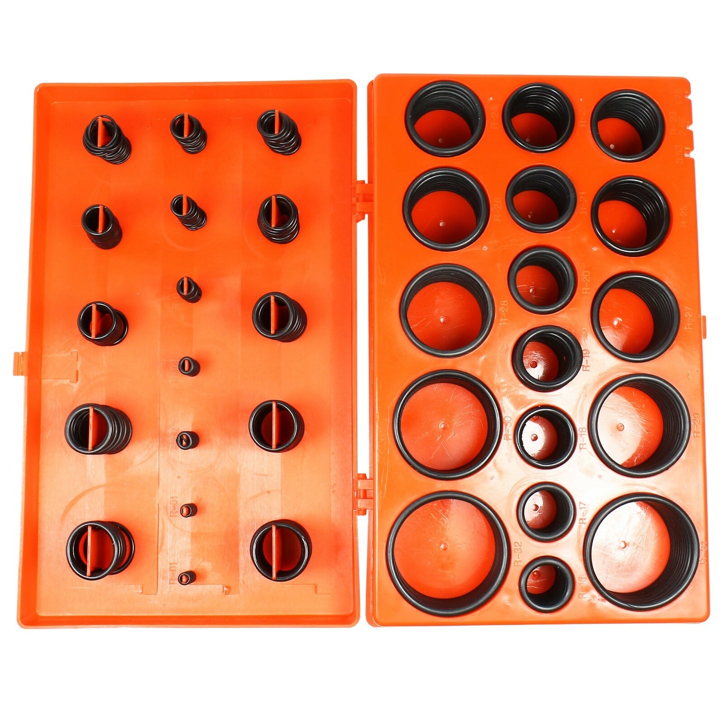 419 PCS Universal O Ring Assortment Set Metric Oil Proof Kit 32 Size O-Ring Case Q