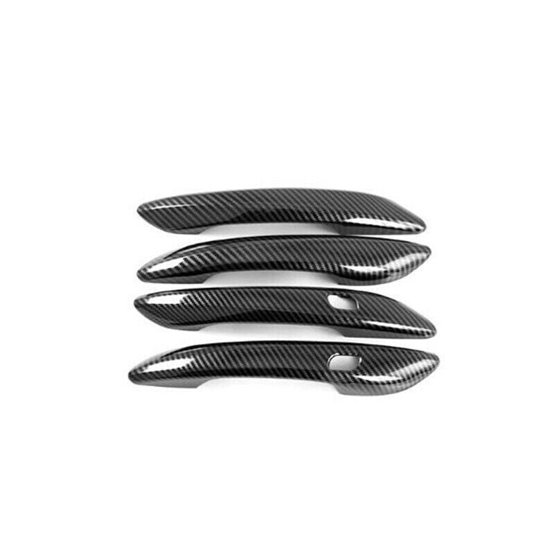 Carbon Fiber ABS Side Door Handle Molding Cover Trims for Hyundai for Elantra 21-22