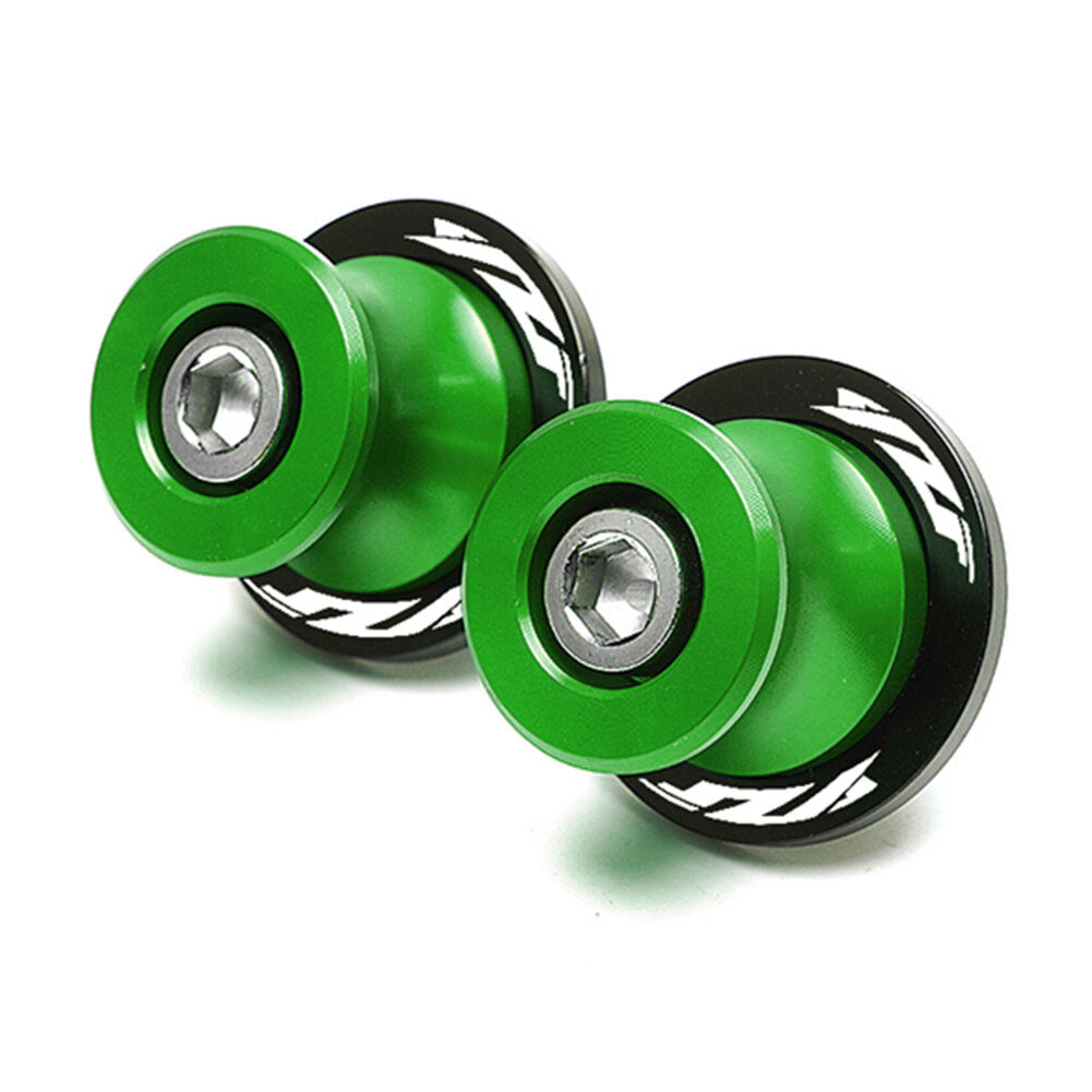 Green Swingarm Spools Slider Stand Screws?M6 for Yamaha YZF R1 R3 R6?