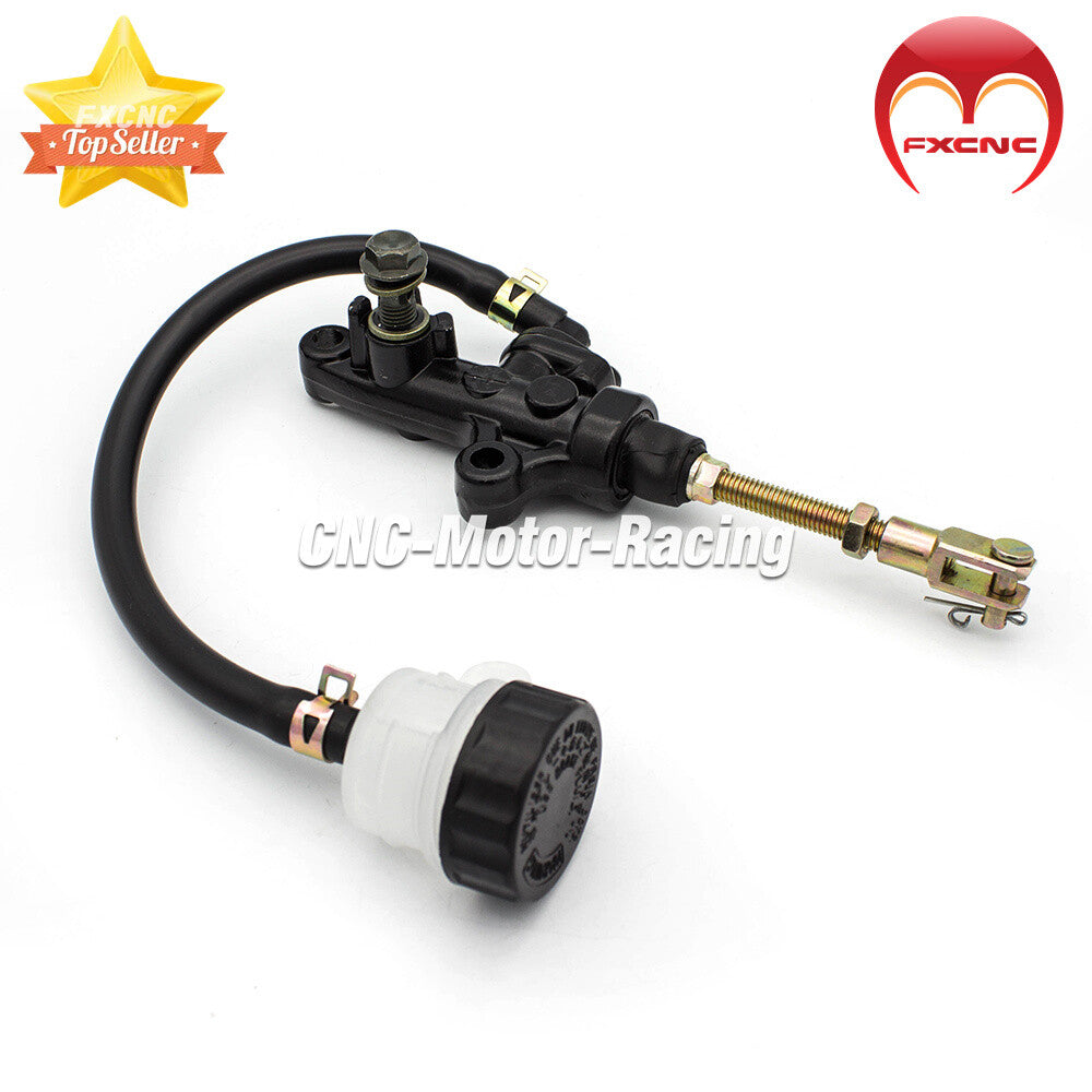 The CNC rear brake master cylinder pump is suitable for Yamaha YZF R1/R6 (1999, 2000, 2001, 2005).