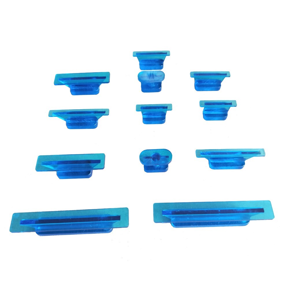 PDR Tool 15Pcs Blue Glue Gasket Auto Body Paintless Dent Repair Tools v