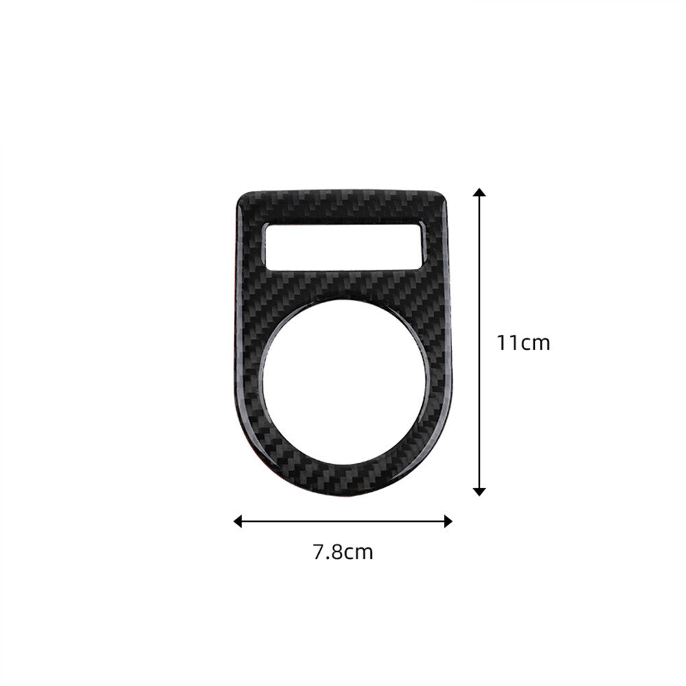 Carbon Fiber Passenger Door Control Panel Cover Trim for Chrysler 200 2011-2014 v