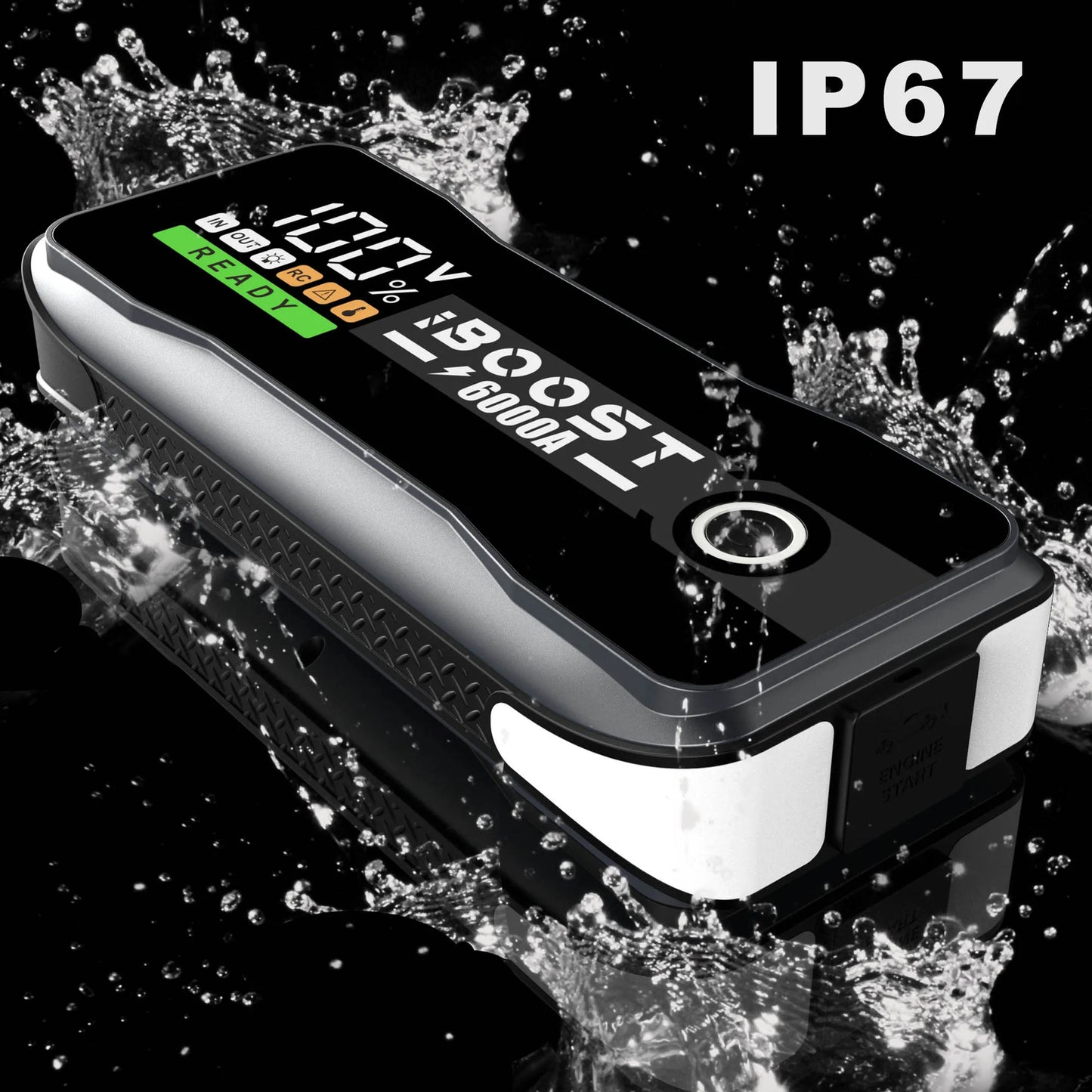 27000mah Multi-Function 6000a 12v Automotive Emergency Starting Portable Battery Q
