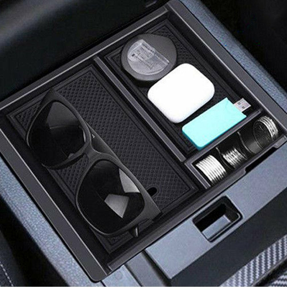 Storage Box Center Console Storage Armrest Tray for TACOMA 2016 - 2019- v
