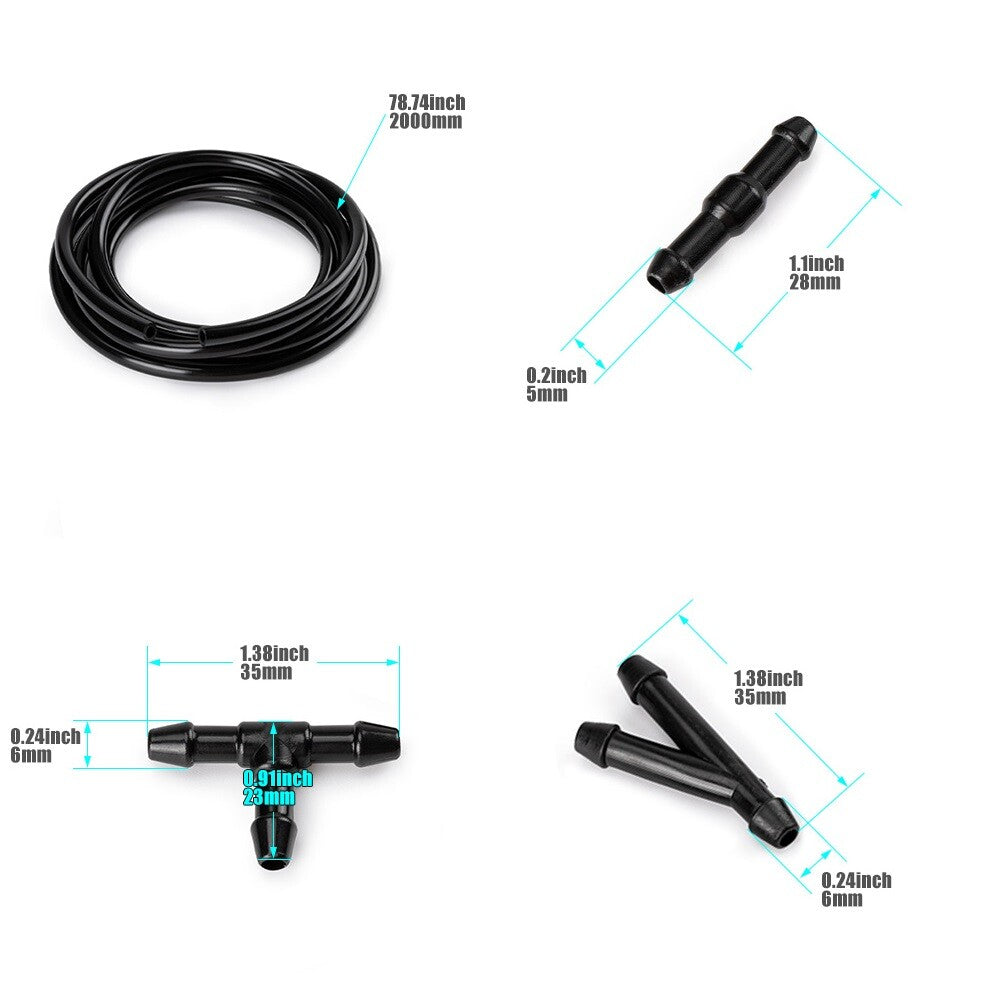 9. Windshield washer spray nozzle for washing machines, suitable for Sienna for Corolla 04-08- n