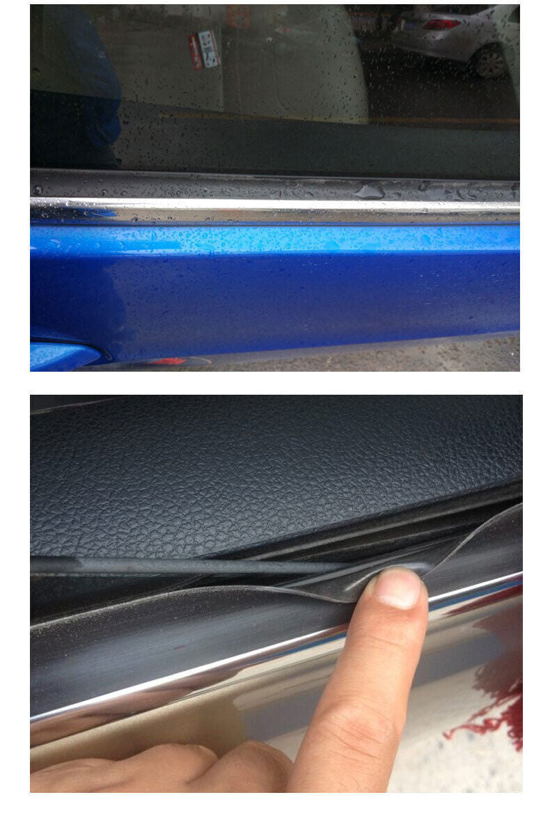 4M Car Truck Window Glass Edge Sealing Strip Windshield Weatherstrip Rubber 20mm