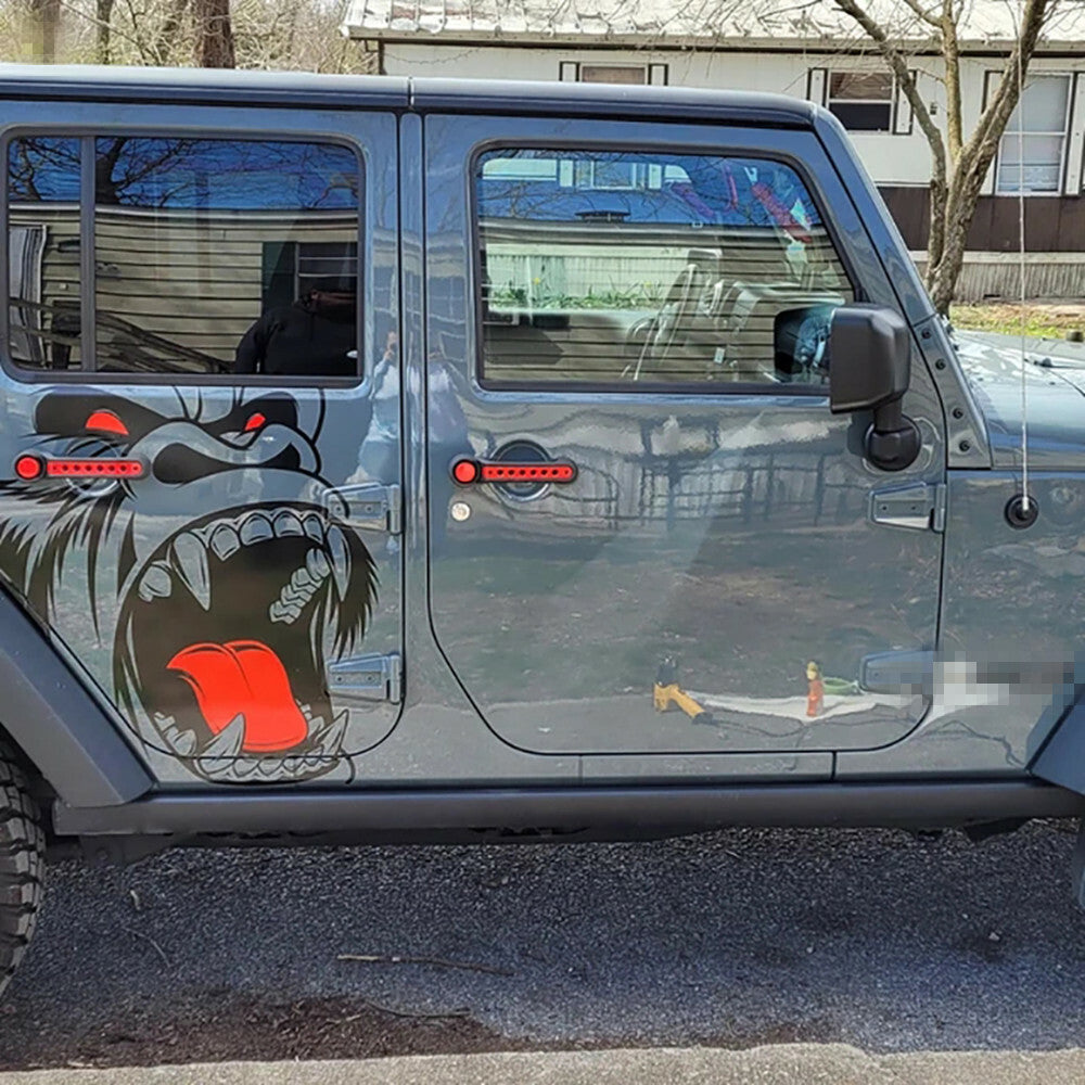 Vinyl Decal Sticker Car Side Door Window Wall Bumper Monkey Animal Horror Ape