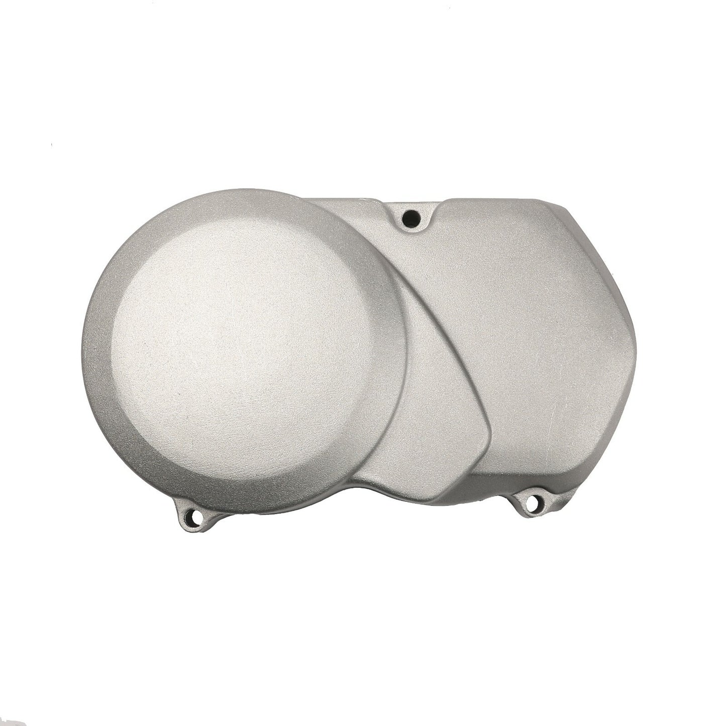 Silver Stator Magneto sprocket protector shell for 50cc, 110cc, 125cc, 70cc, and 150cc Pit bicycles.