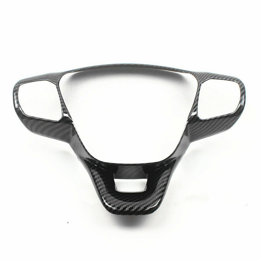 For 2019 2020 for ford for Puma 2021 Carbon Style Steering Wheel Cover Q