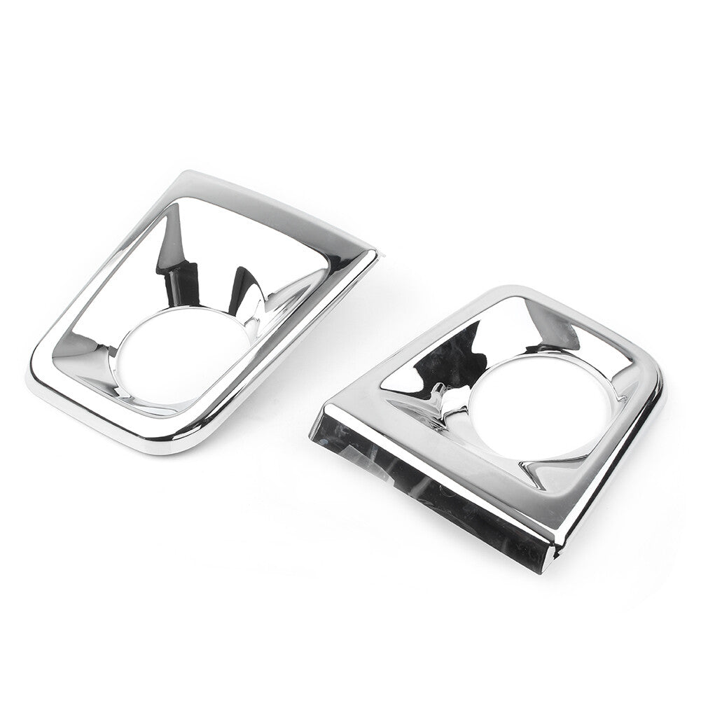 Left Right Front Fog Light Lamp Cover Trim Chrome for Toyota Tacoma 2015-2020