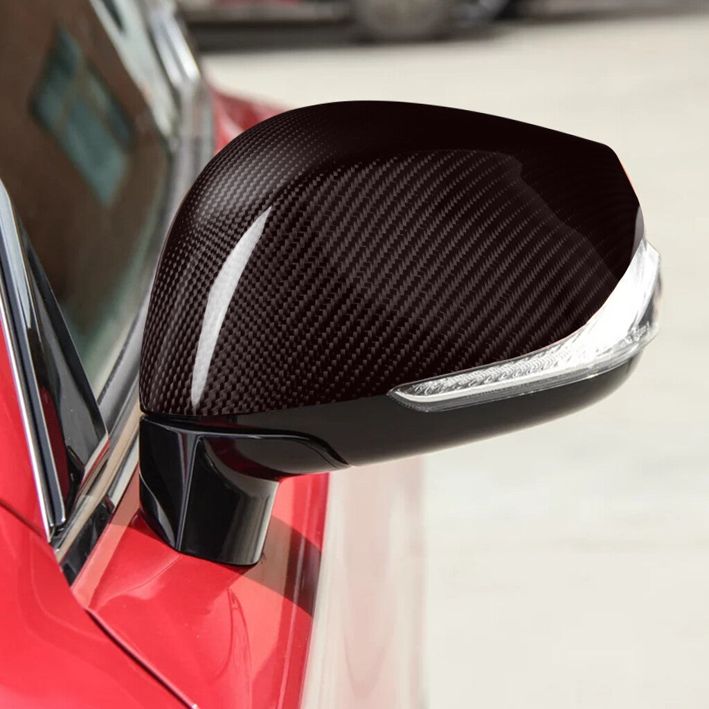 Carbon Fiber Replace Side Rearview Mirror Cover for Infiniti Q50 Q70 Q60 2014-20