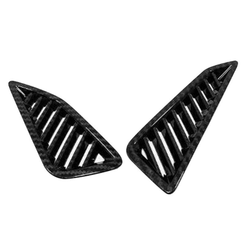 for Toyota for Corolla 2019-2021 Carbon Fiber Dashboard Air Vent Outlet Cover Trim