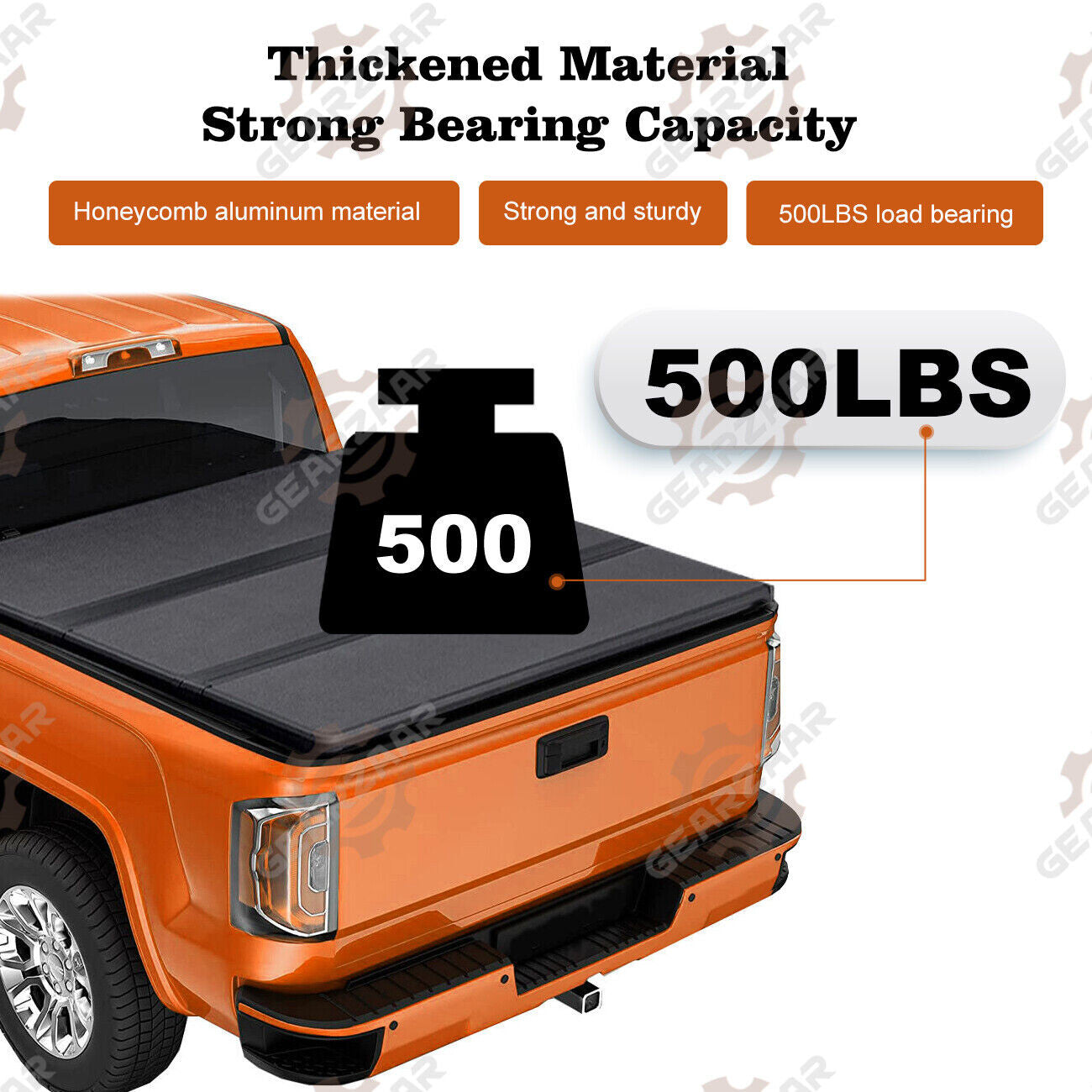Hard Truck Tonneau Cover For 2019-2023 2024 for Ford Ranger 5FT Short Bed TRI-Fold S