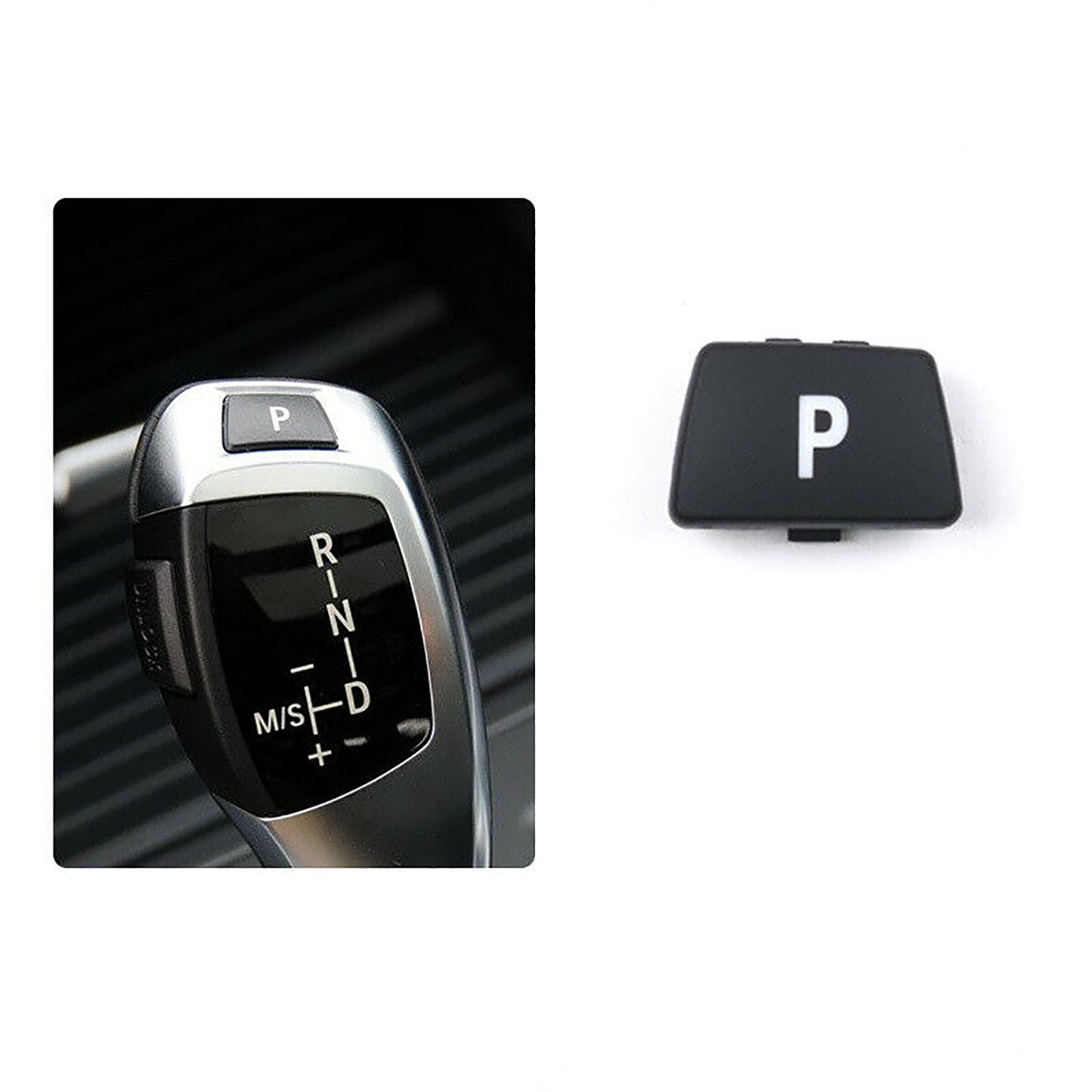 Gear Shift Change P button and lever button for BMW 3 Series, 5 Series, 7 Series, F01, X1, X3, X5 Q