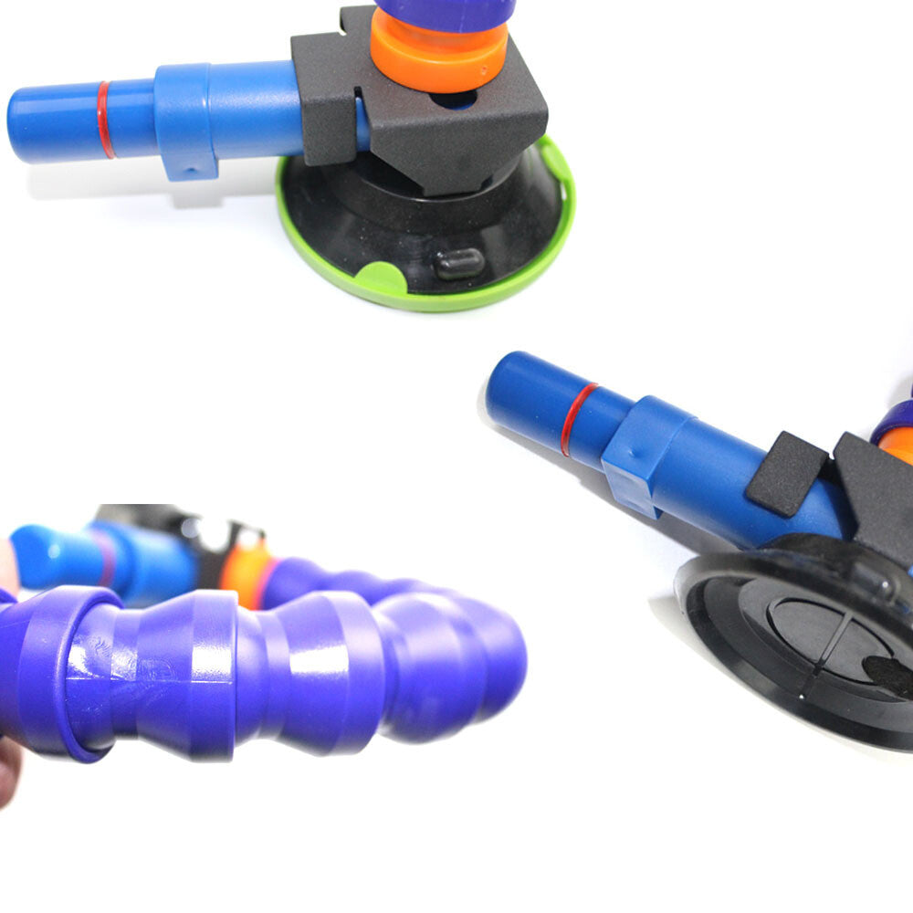 3 heavy duty hand pump suction cup with flexible bracket for dent light v