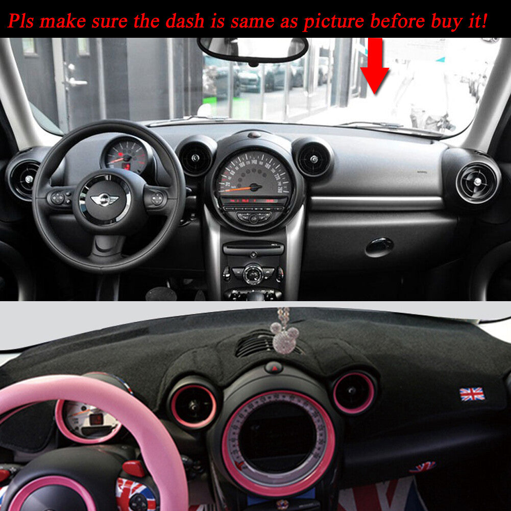 Dashboard Dashboard Mat Anti-slip Protective Mat Suitable for Mini Cooper ONE R60 R61 Countryman- v