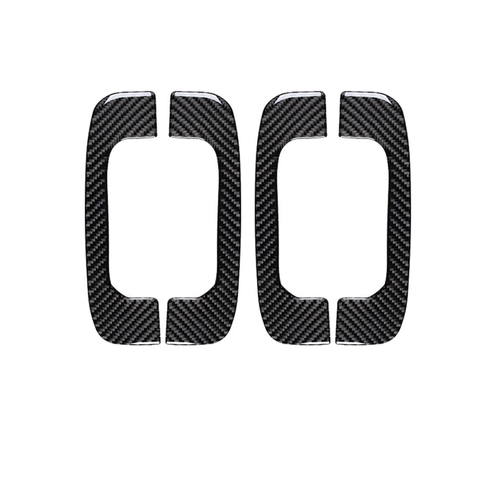 4-Piece Interior Carbon Fiber Roof and Door Handle Cover Trim for ford for Mustang Mach-E