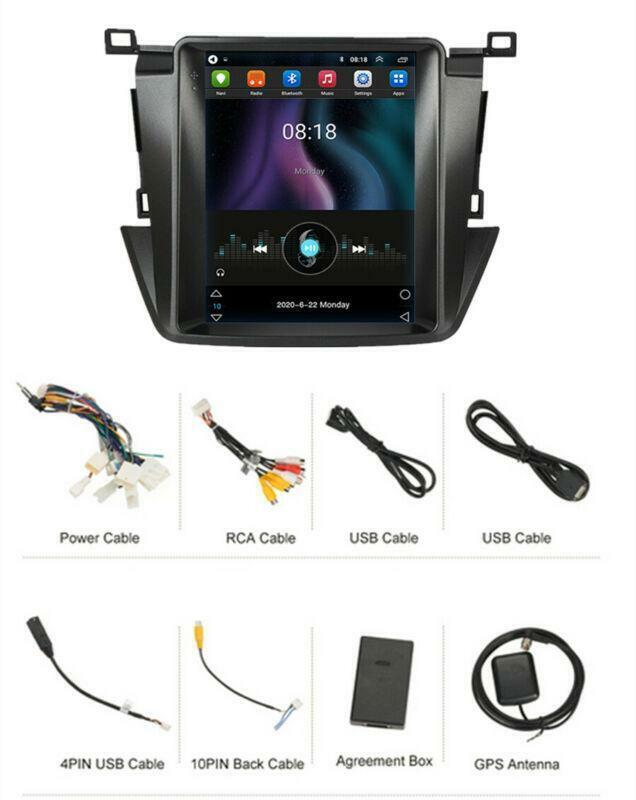 9.7 Android 10.1 Stereo Radio GPS Player Wifi for Toyota RAV4 2013-2018 Auto AC