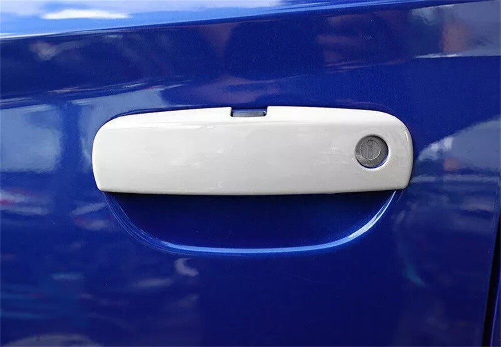 2¡ÁWhite ABS Side Door Handle Panel Trim for Dodge for Challenger 2012-23 Accessories