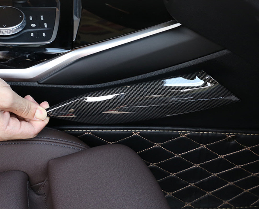 Carbon fiber Gear Shift Decor Stripe Cover Cover for BMW 3 Series G20 2019 2020
