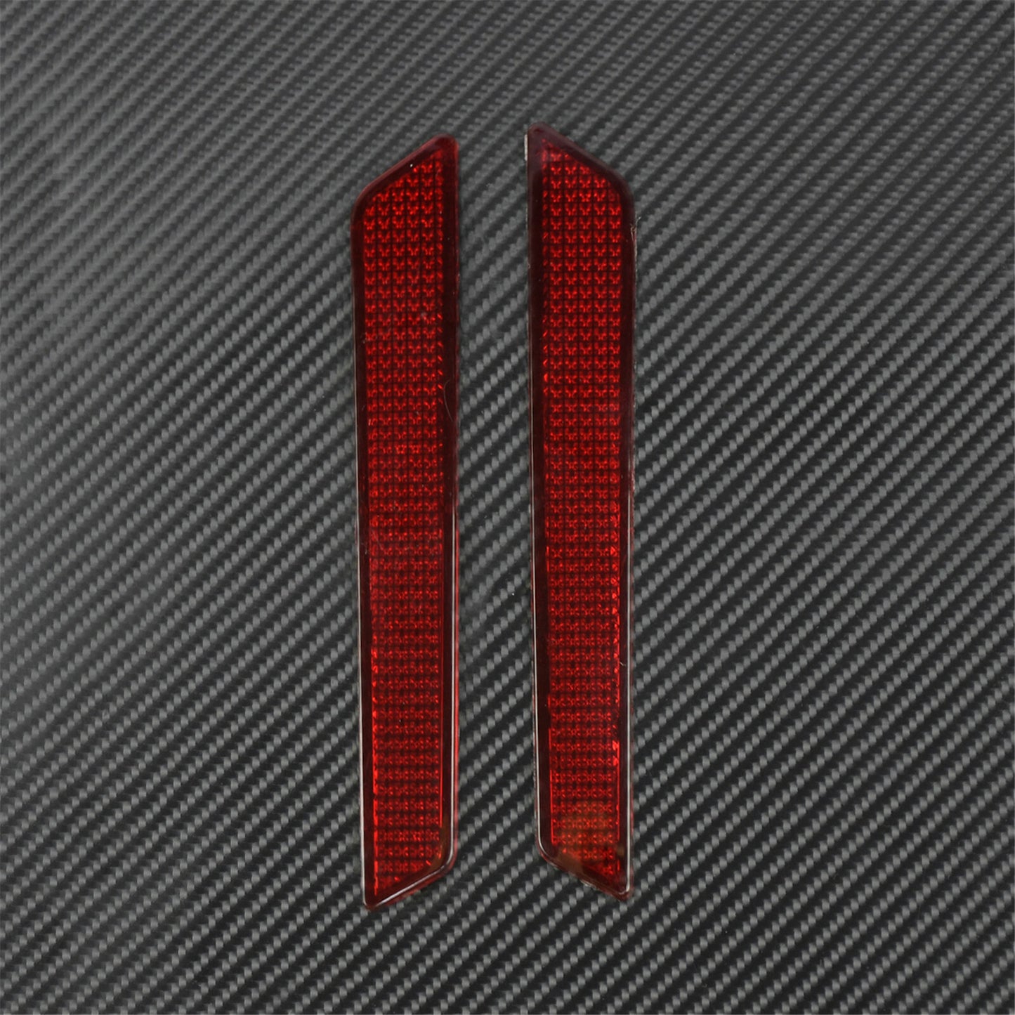 Red Saddlebag Guard Latch Cover Reflectors Fit For Touring Road Glide 2014-19 Q