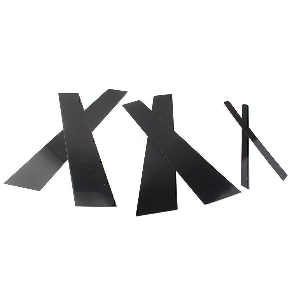 6Pcs Door Trim Pillar Posts Gloss Black Cover Kit for Kia Optima 2011-2015 2012