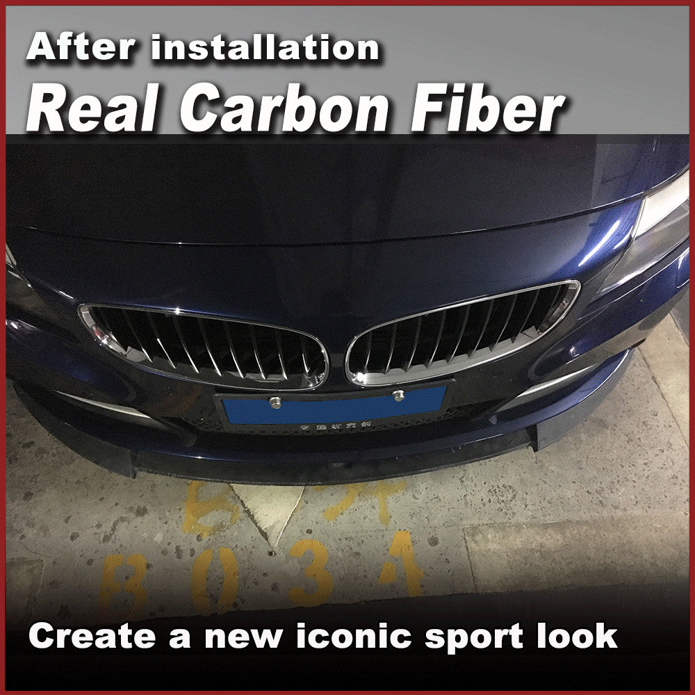 Fit for BMW Z4 E89 Roadster 2009-13 Front Bumper Lip Chin Splitter Carbon Fiber